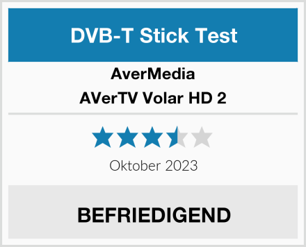AverMedia AVerTV Volar HD 2 Test