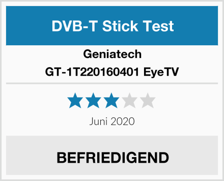 Geniatech GT-1T220160401 EyeTV Test