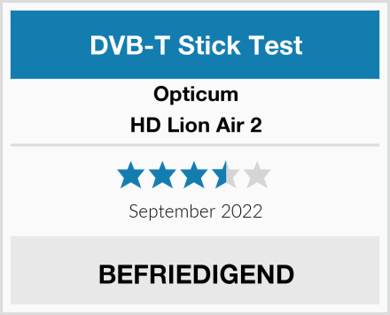 Opticum HD Lion Air 2 Test