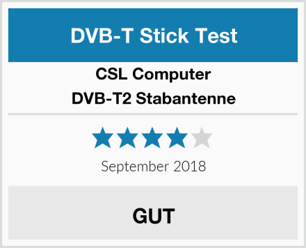 CSL-Computer DVB-T2 Stabantenne Test
