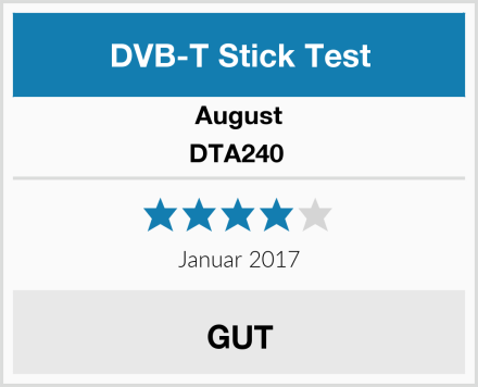 August DTA240  Test